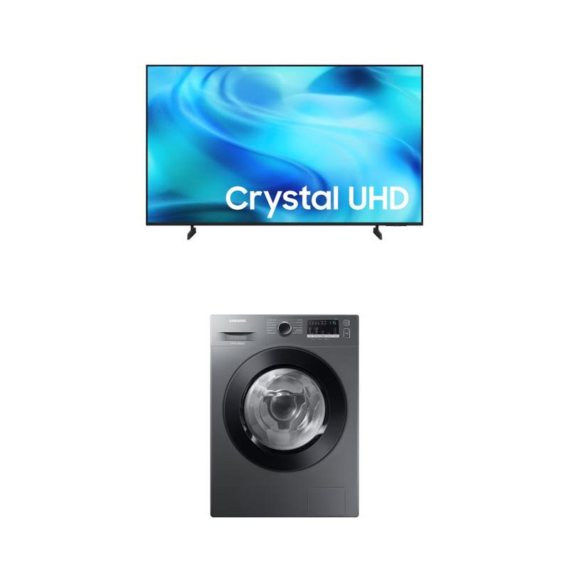 Lava e Seca WD11M 220V + Smart TV AI 58" Crystal UHD 4K