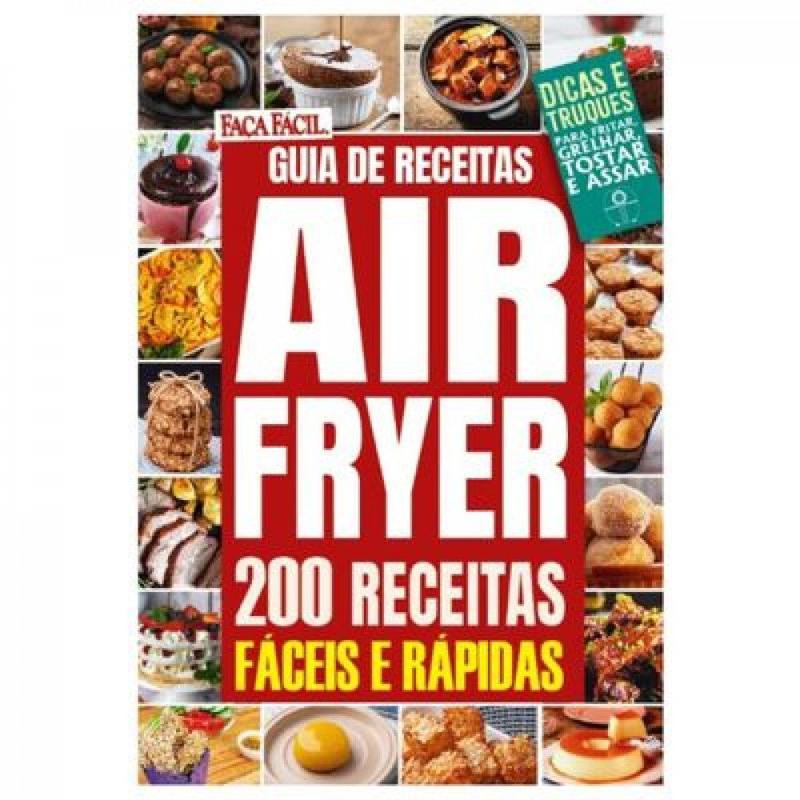 LIVRO Faça Fácil - 200 Receitas com Air Fryer