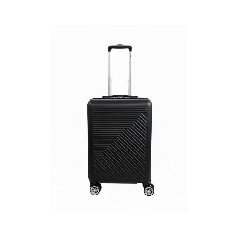 Mala de viagem de bordo pequena 10kg anac rodas 360 - preta - 33x47x20cm