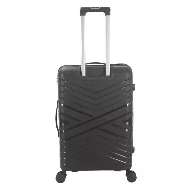 Mala de viagem grande 360 cristal preto