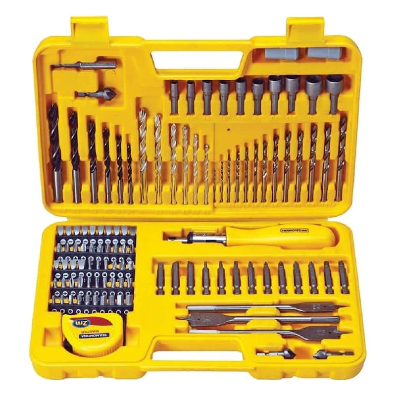 Maleta com Brocas e Ponteiras 110 Peças - 43145110 - TRAMONTINA