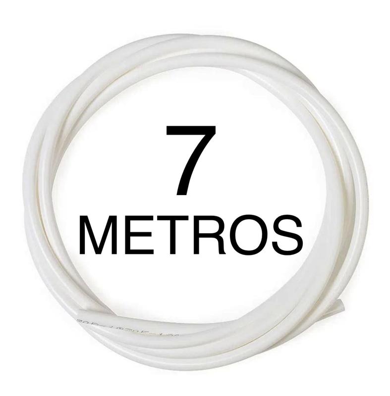 Mangueira Para Filtro Purificador Bebedouro 1/4 - 7 Metros (Branca)