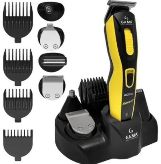 Maquina de Cortar Cabelo Aparador de Pelos Gama 9X1 USB Recarregavel