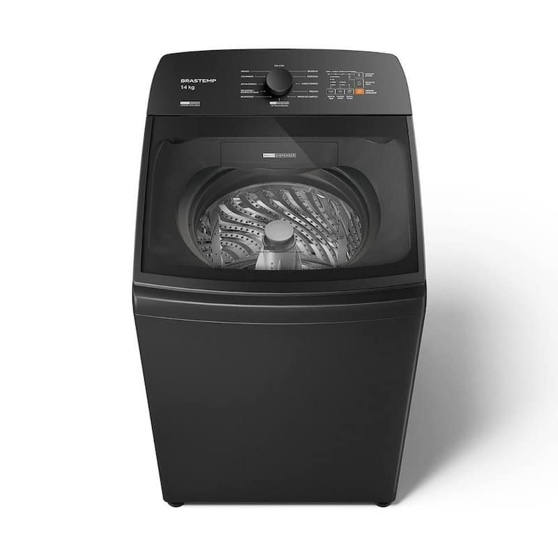 Máquina de Lavar Brastemp BWJ14A9 14kg Automática Smart Sensor Cinza Platinum 220V