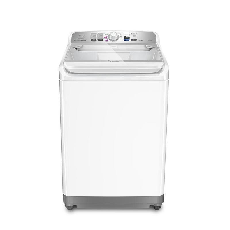 Máquina de lavar Ideal+ Panasonic 15Kg Lavagem Eficiente SmartSense Função Vanish Branca - NA-F150B1W