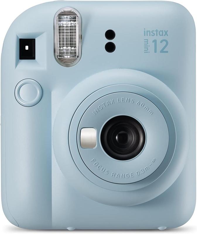 Máquina Fotográfica Câmera Instantânea Instax Fujifilm Azul Candy Mini 12