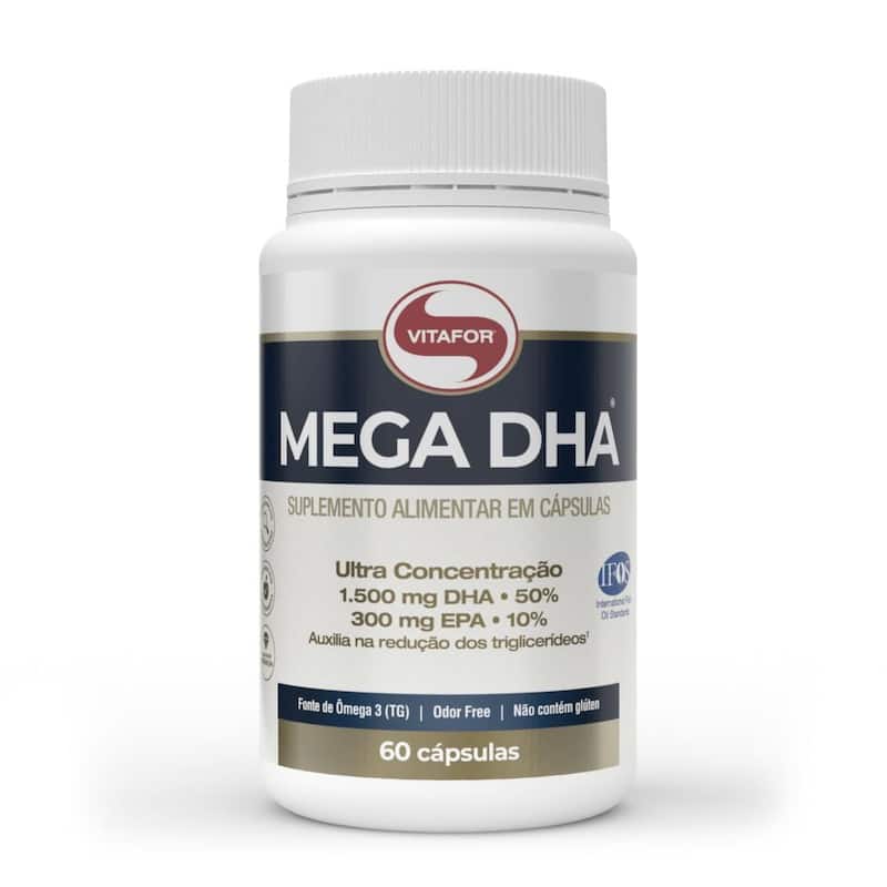 Mega DHA 1500mg Vitafor 60 Cápsulas