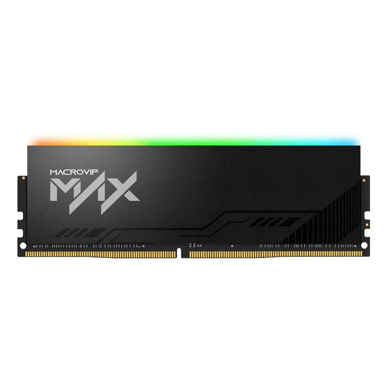 Memória RAM Gamer MACROVIP MAX RGB 16GB DDR4 3200MHz Alta Performance para PC