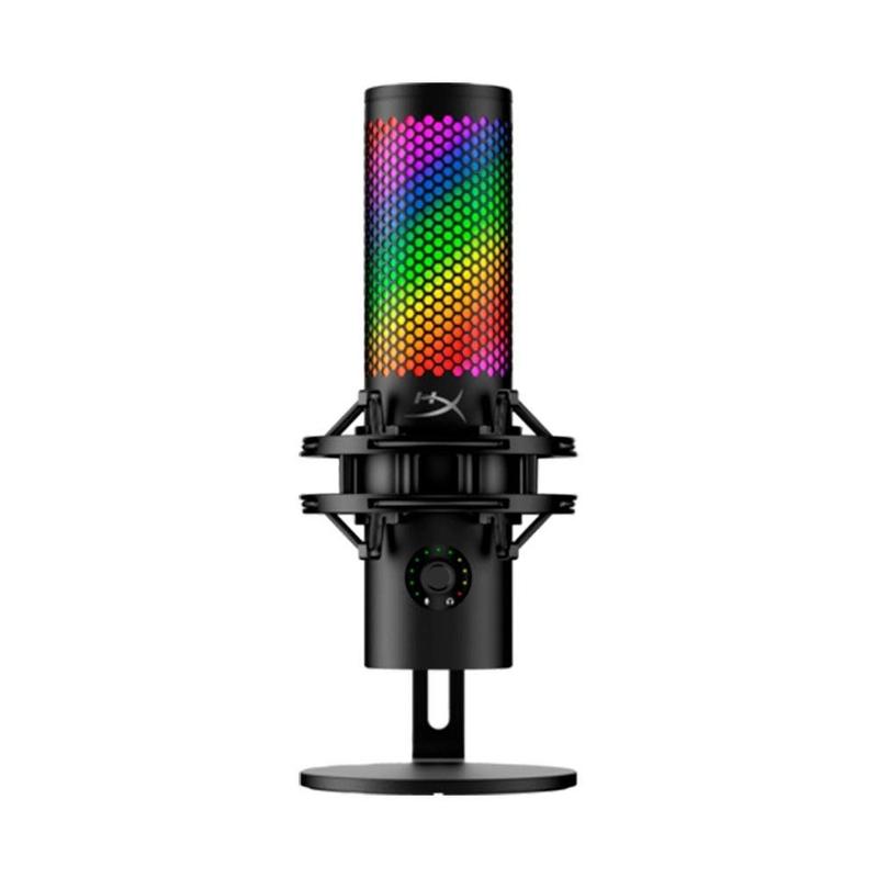 Microfone Gamer Condensador HyperX QuadCast S 2, USB, RGB, Preto · 9A273AA