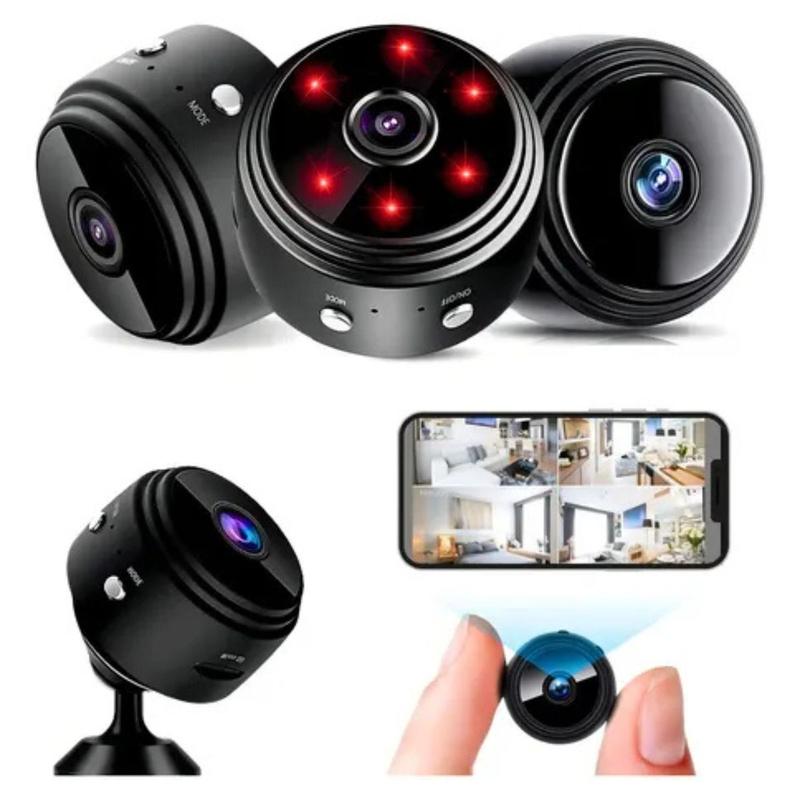 Mini Câmera Segurança Wi-Fi Compacta Alta Definição