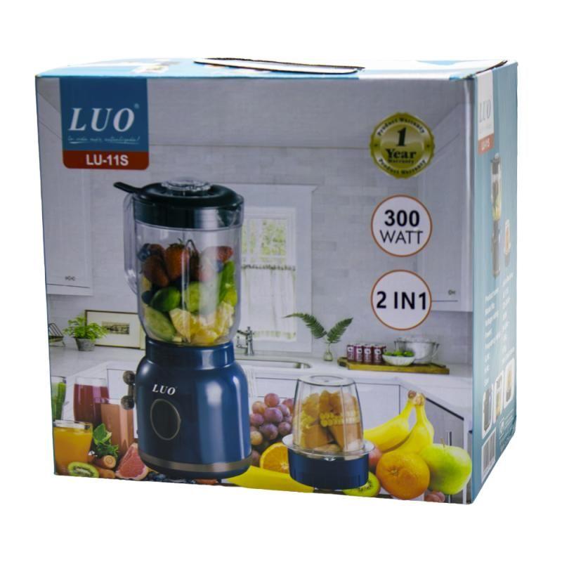 Mini Liquidificador Luo LU-11S 2 Em 1 1.5 Litros 300 W 220-240V Azul
