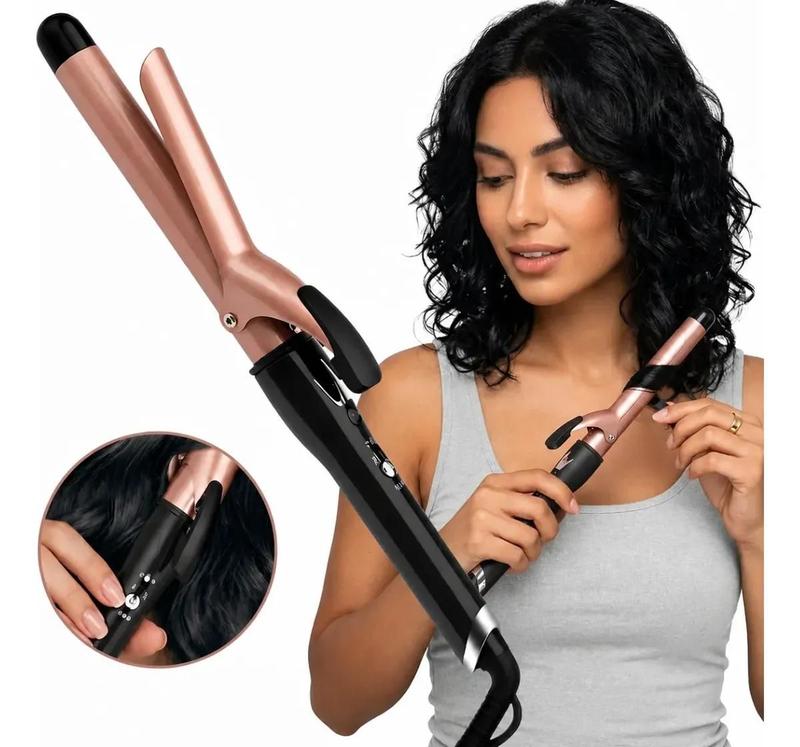 Modelador de Cachos Bbyliss 25mm Profissional Cerâmica Bivolt 180C Rápido Leve Ondas Naturais Brilho e Praticidade 37W Cabo 360