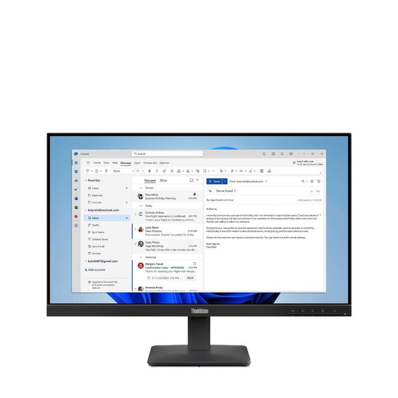 Monitor Lenovo ThinkVision S24-4e 23.8" FHD (1920X1080) 100Hz