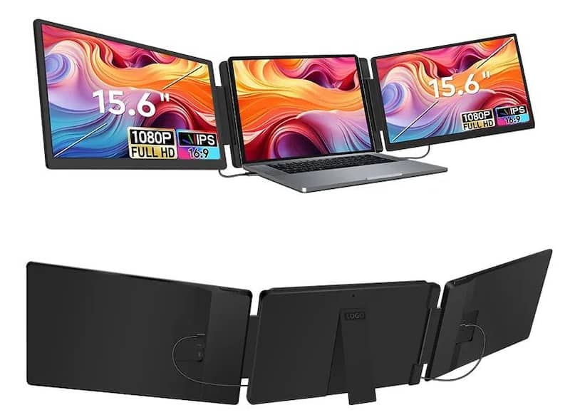 Monitor Portátil Gamer 15.6 1080p Dual Screen Rotação Fhd