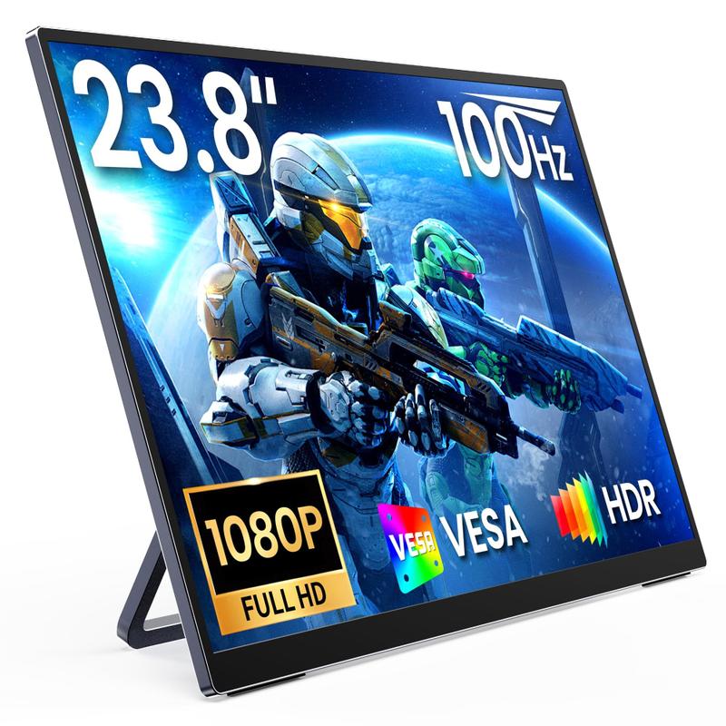 Monitor portátil MNN 23,8" 100 Hz 1080P IPS USB-C HDMI