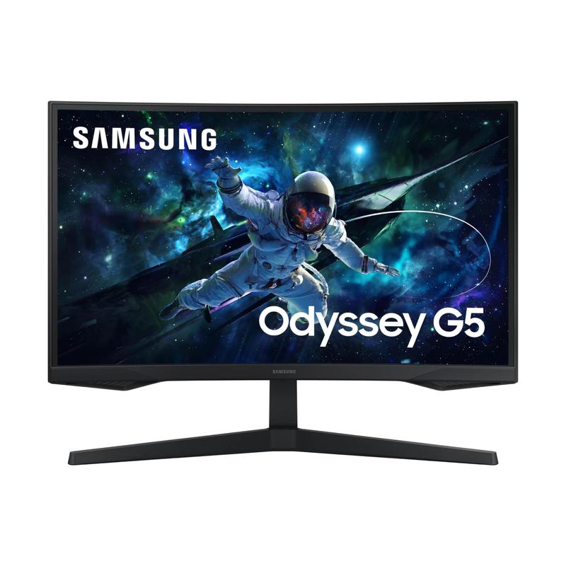 Monitor curvo para jogadores Samsung 27 G55c Odyssey G5 Qhd 165 hz, cor preto