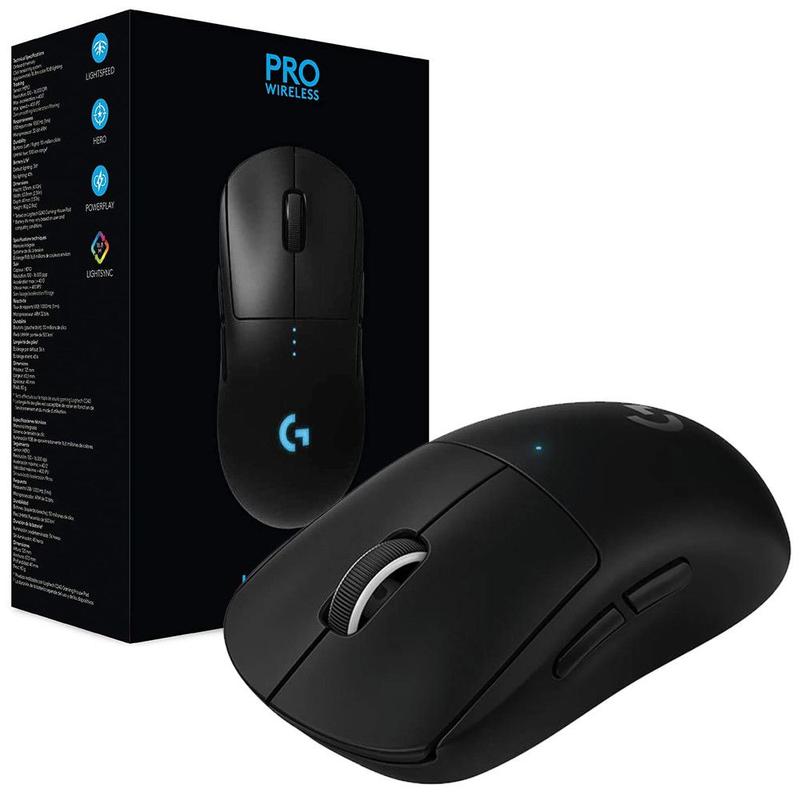 Mouse Gamer Sem Fio Logitech G Pro X Superlight USB Preto · 910-005879