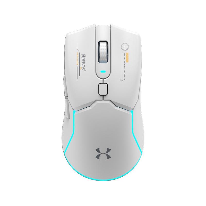 Mouse Hrebos If-600 Atlas 2400dpi Wireless Bluetooth Branco