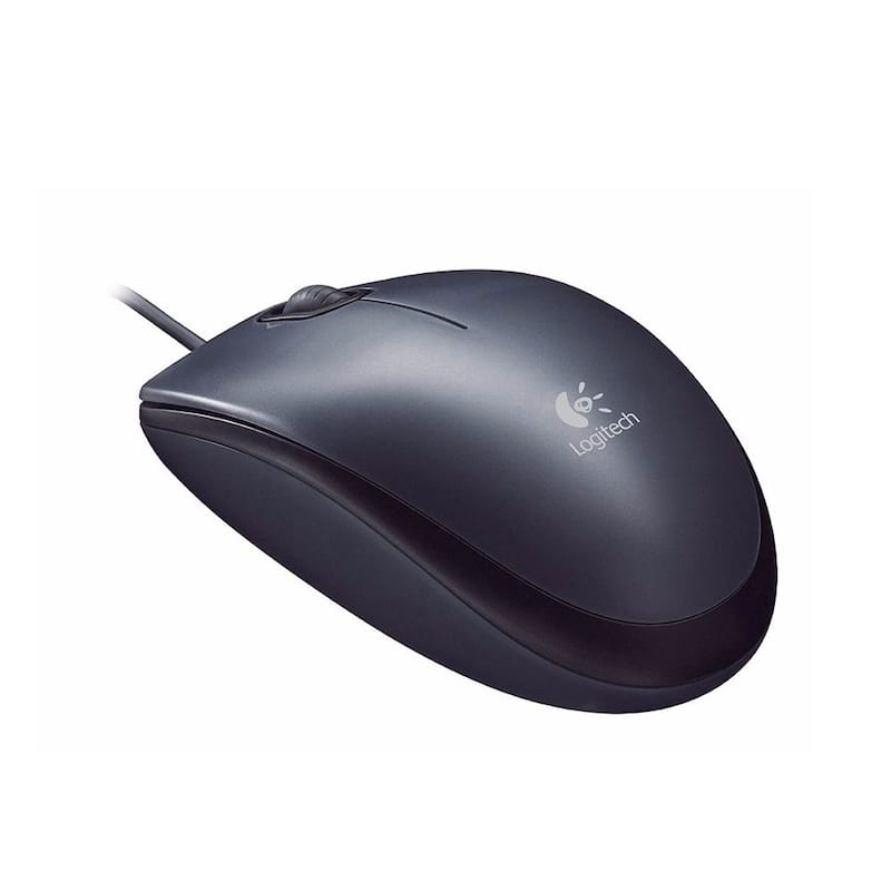 Mouse Logitech M90 USB com Fio Óptico 1000 DPI Ambidestro Preto