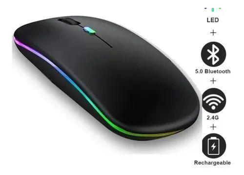 Mouse Recarregável para Notebook Dell Inspiron - Preto