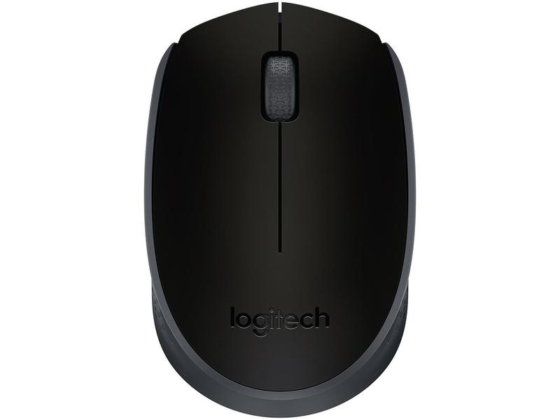Mouse sem Fio Logitech Óptico 1000DPI 3 Botões