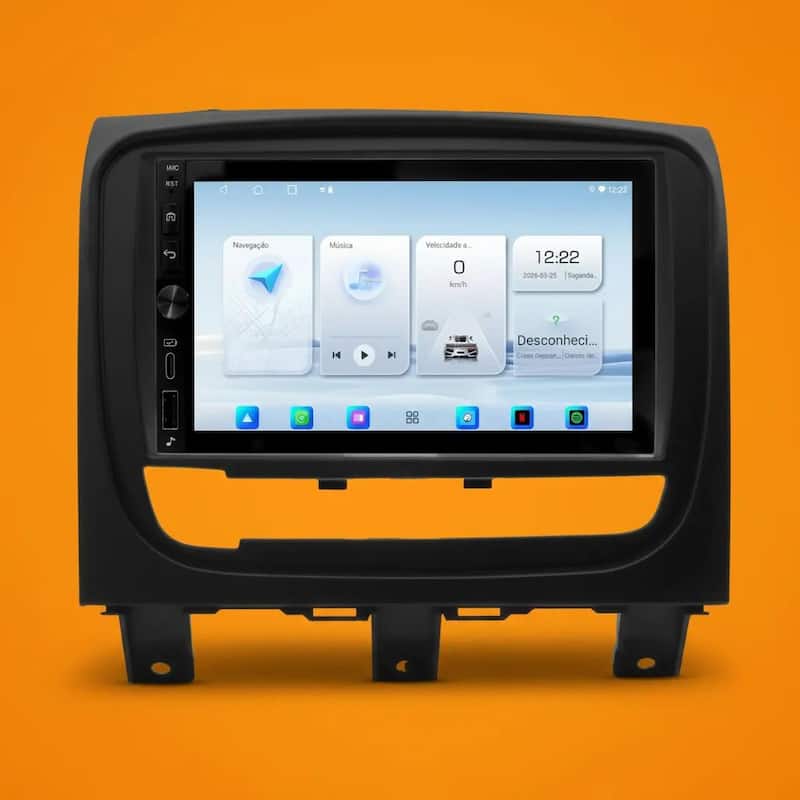 Multimidia 7p Adak Strada Android 2gb 64gb Carplay Qled Knob Palio Siena 2013 a 2019
