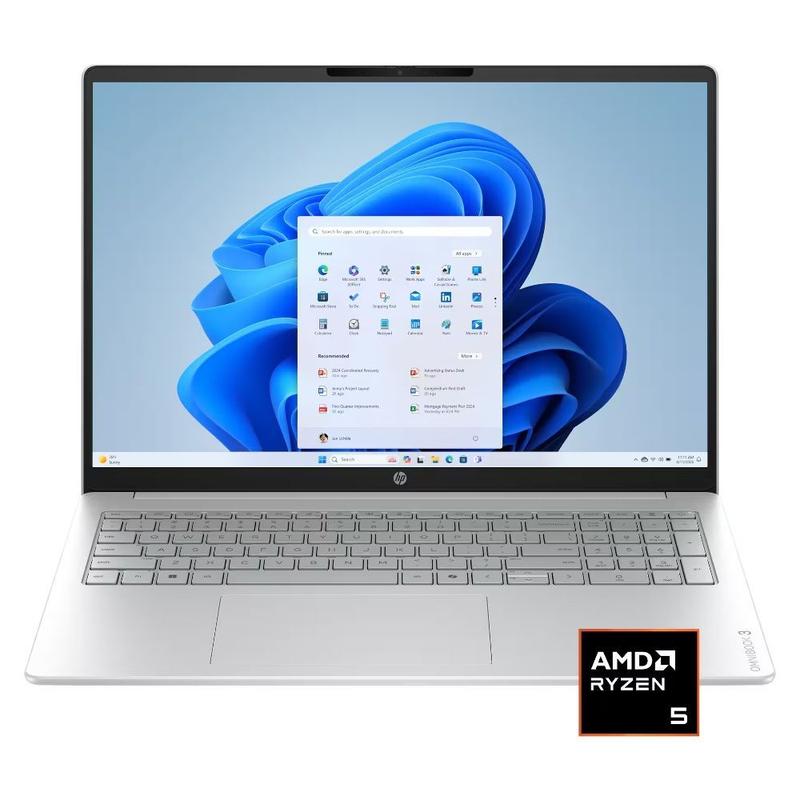 Notebook HP OmniBook 3 com AMD Ryzen 5 / 8GB RAM / SSD 256GB / Tela Touch 16 IPS / Windows 11