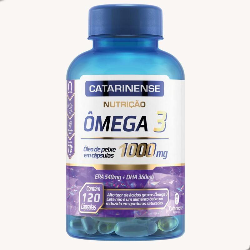 Omega 3 EPA DHA 1000mg 120 Cápsulas Life One