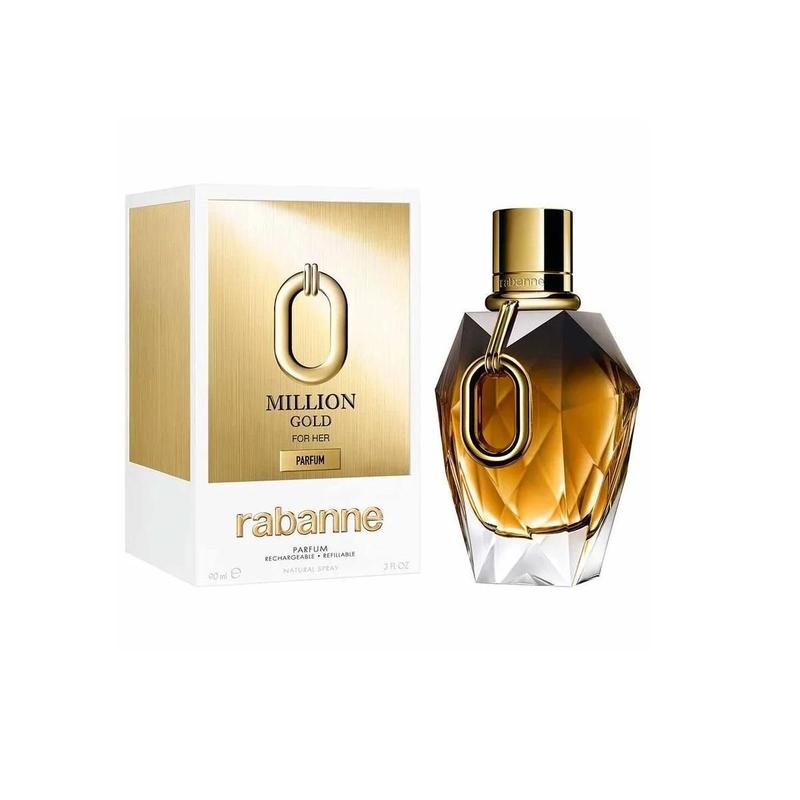 Paco rabanne perfume feminino million gold parfum 90ml