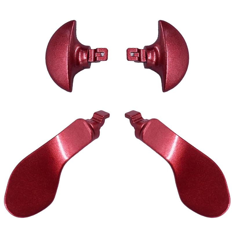 Palhetas traseiras de metal Anglepingping para PS5 DualSense Edge