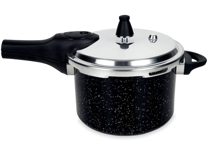 Panela de pressao ceramiclife pressure 4,2 l brinox preta