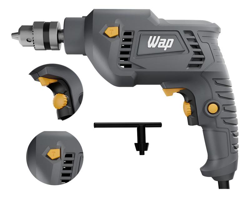 Parafusadeira E Furadeira De Impacto Wap Wf 700 Fe13 220v
