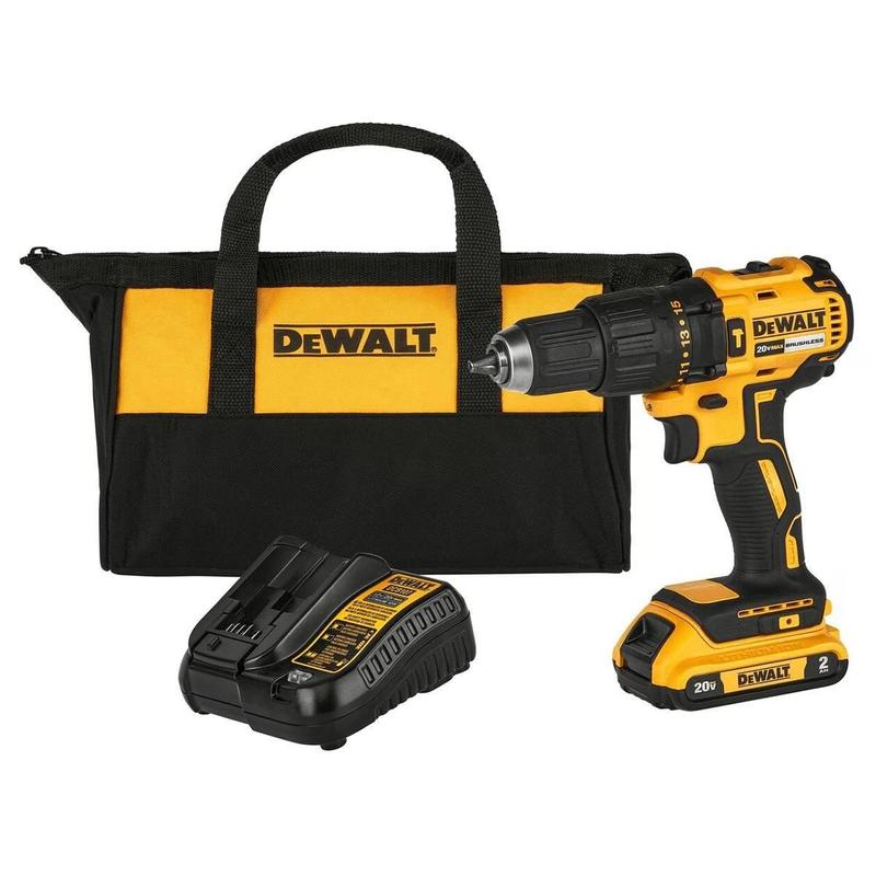 Parafusadeira Furadeira de Impacto Brushless a Bateria 20V Max 1/2” Dewalt DCD7781D1