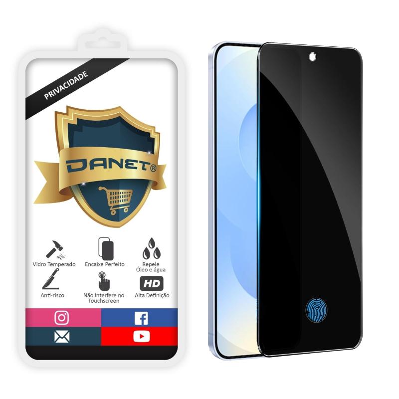 Película De Vidro Privacidade Para Galaxy S25 5g 3d Full 9h