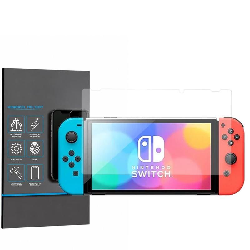 Película Hidrogel HD Frontal Para Video Game Nintendo Switch