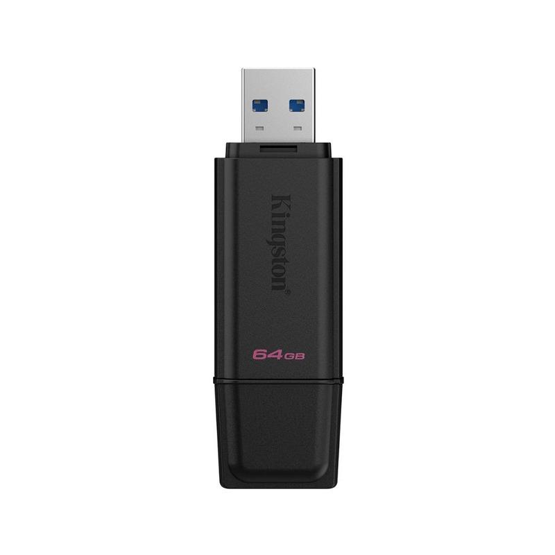 Pendrive Kingston Exodia 64GB USB 3.2 - Preto (DTXG2/64GB) - Armazenamento Rápido e Confiável