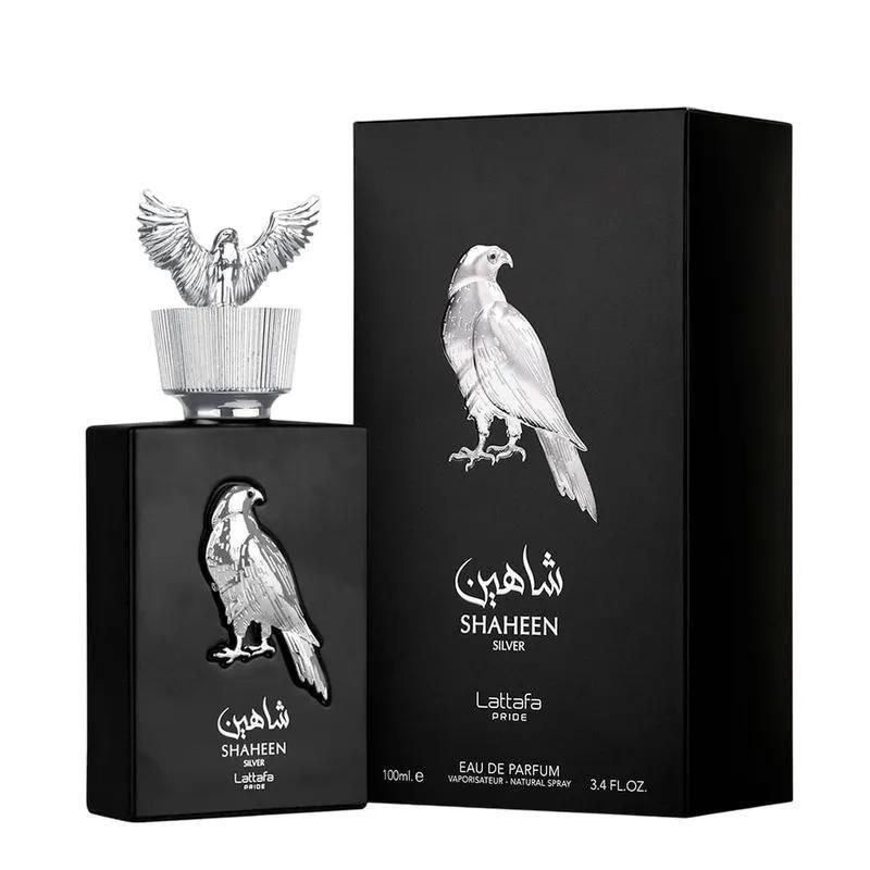 Perfume Lattafa Shaheen Silver EDP Masculino 100ml