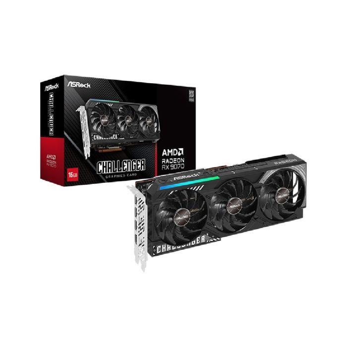 Placa de Vídeo ASRock RX 9070 16GB 256bits 90GA5NZZ00UANF