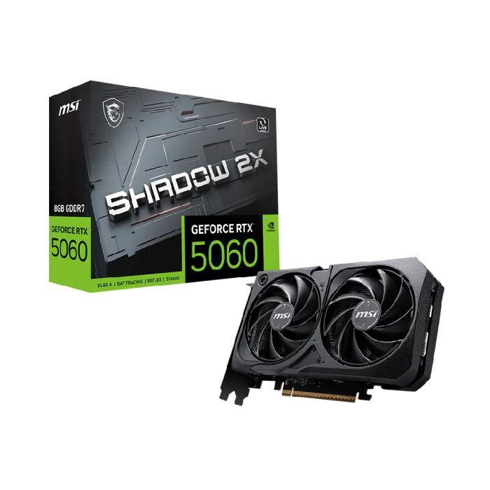 Placa de Vídeo MSI RTX 5060 Shadow 2X OC 8GB GDDR7 128bits 912V537038