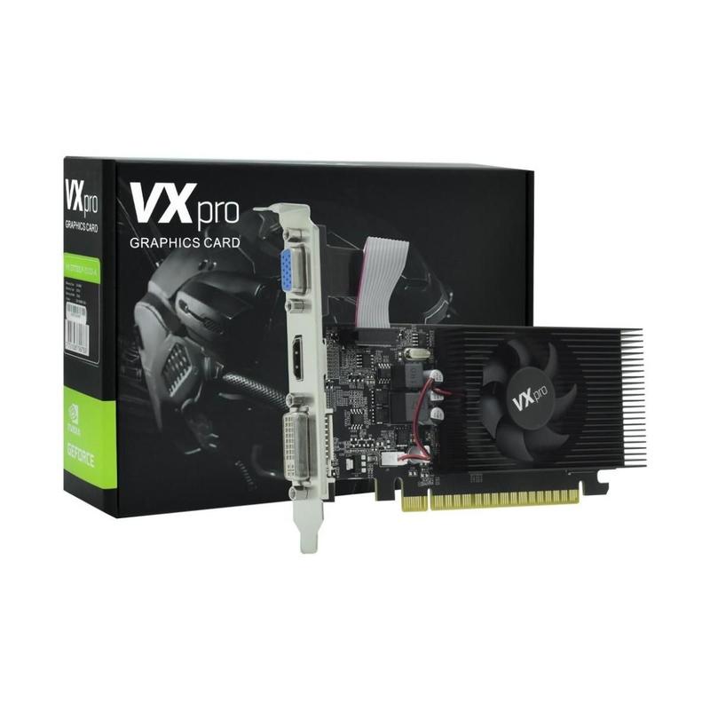 Placa de Vídeo NVIDIA GeForce VXPRO GT 730 4GB DDR3 128 Bits Low Profile