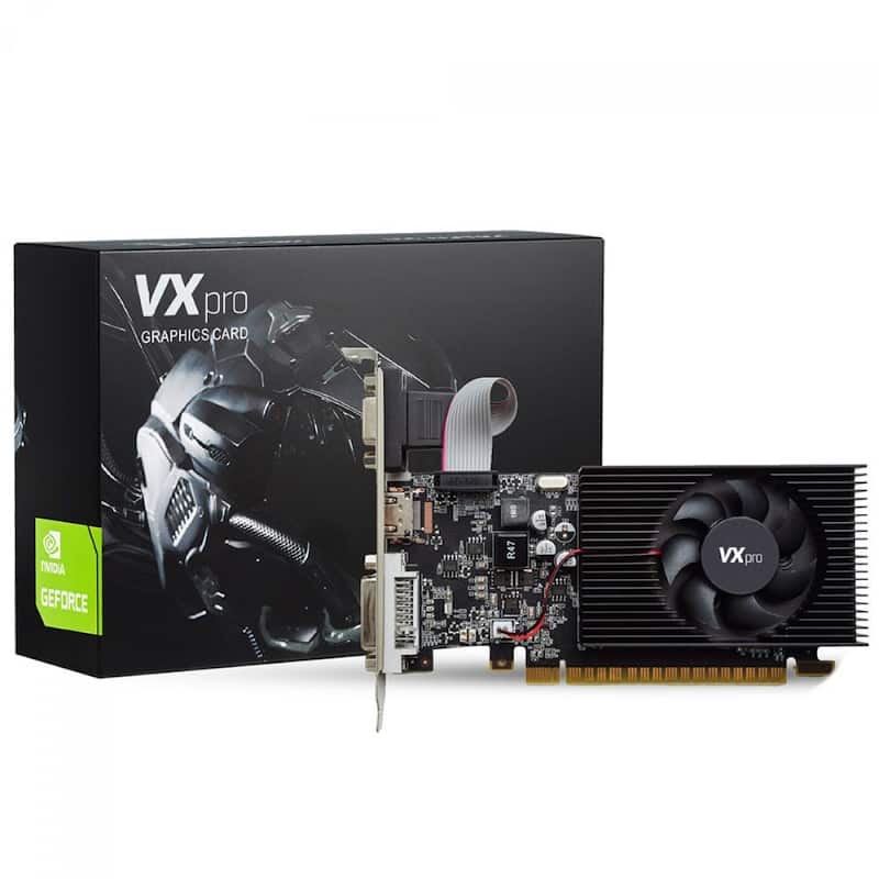 Placa de video vx pro gt-730 4gb ddr3 128 bits hdmi/vga/dvi gt730lp-4gd3-a