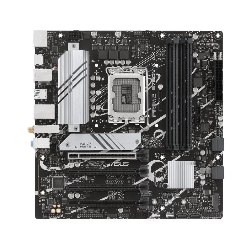 Placa-mãe ASUS Prime B760M-A AX LGA 1700 com PCIe 4.0 e WiFi 6