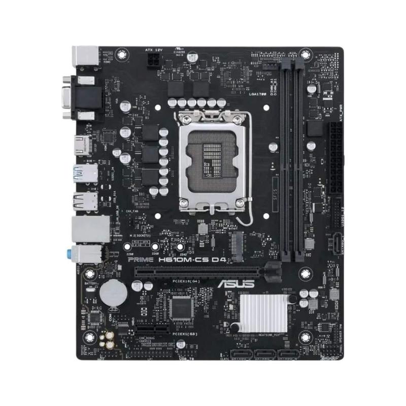 Placa mãe Asus Prime i3 i5 i7 H610M-CS DDR4 12 geração