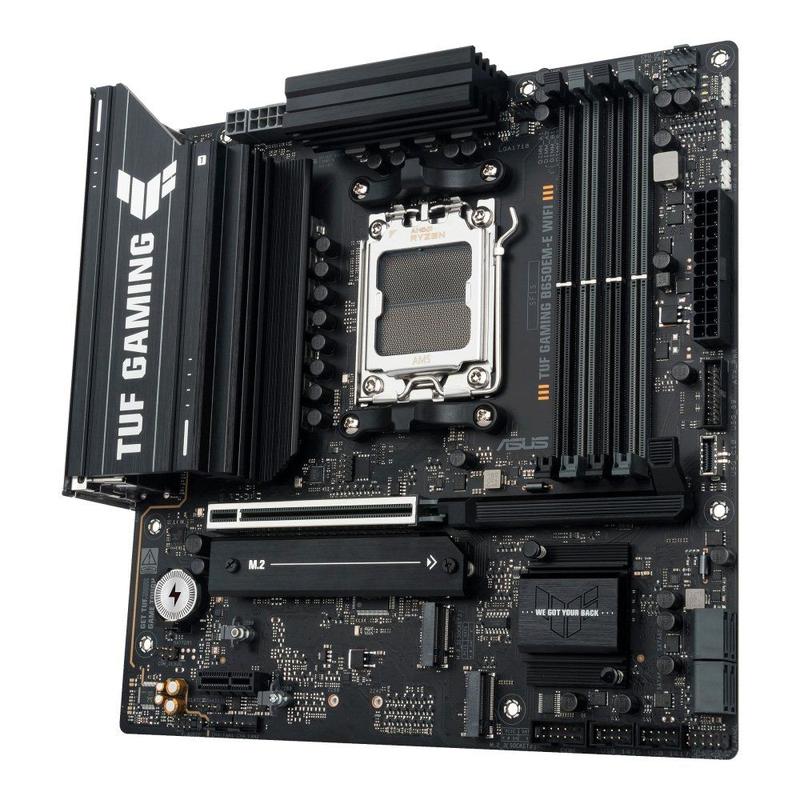 Placa Mãe ASUS TUF GAMING B650EM-E WIFI, AMD AM5 , m-ATX, DDR5, Wi-fi 6 , Bluetooth, Preto - 90MB1LR0-M0EAY0