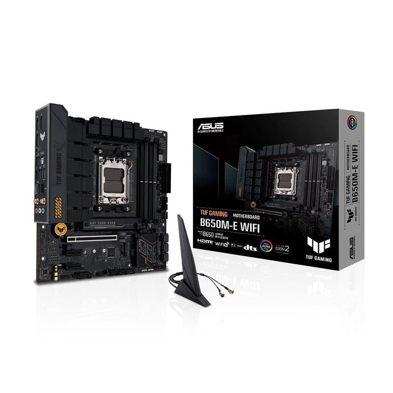 Placa Mãe Asus TUF GAMING B650ME WIFI AM5 4xDDR5 Chipset AMD B650 mATX