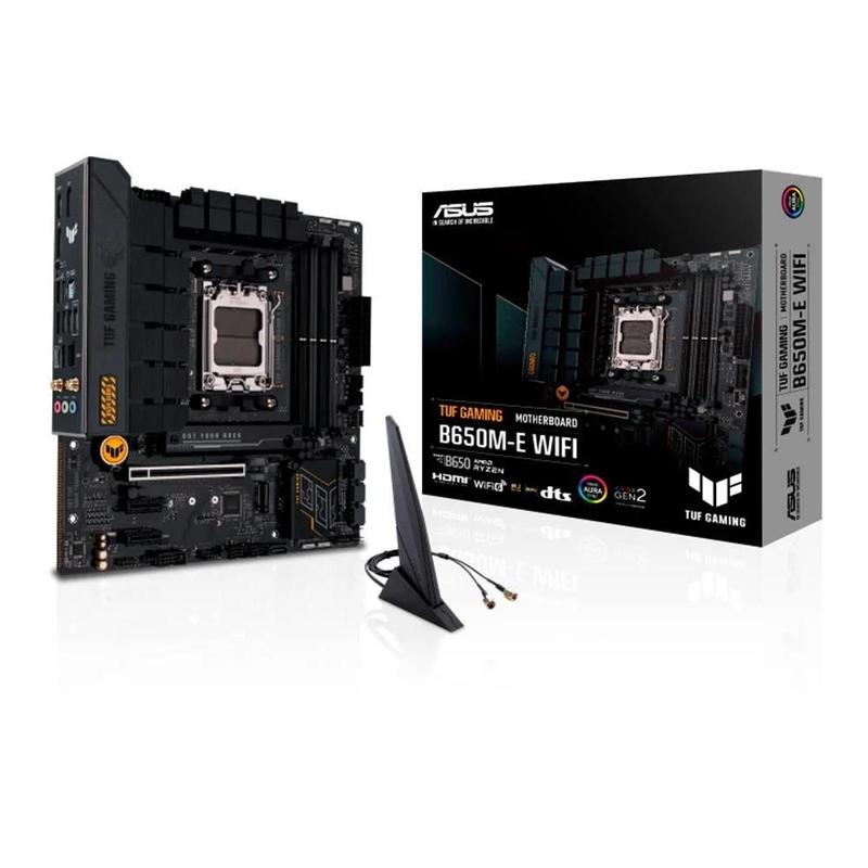 Placa Mãe Asus TUF Gaming B650ME WIFI Chipset B650 AMD AM5 mATX 4x DDR5 90MB1FV0M0EAY0