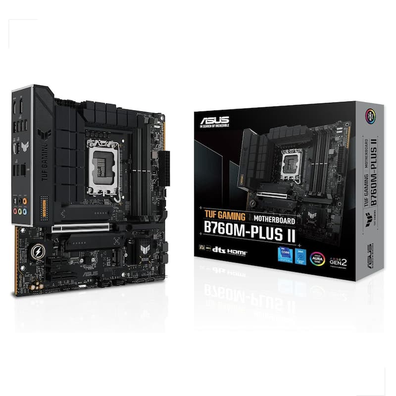 Placa Mãe Asus TUF Gaming B760M-Plus II Intel LGA 1700 DDR5