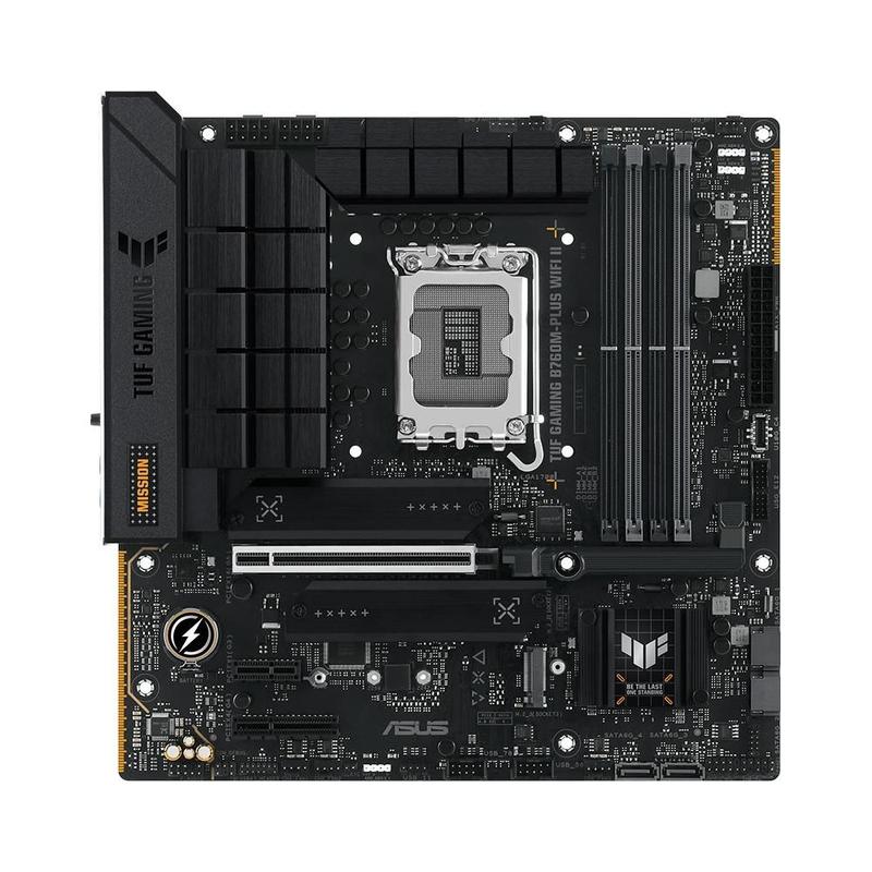 Placa-mãe Asus Tuf Gaming B760m-plus WIFI II, Intel, DDR5, Preto - 90mb1he0-m0eay0