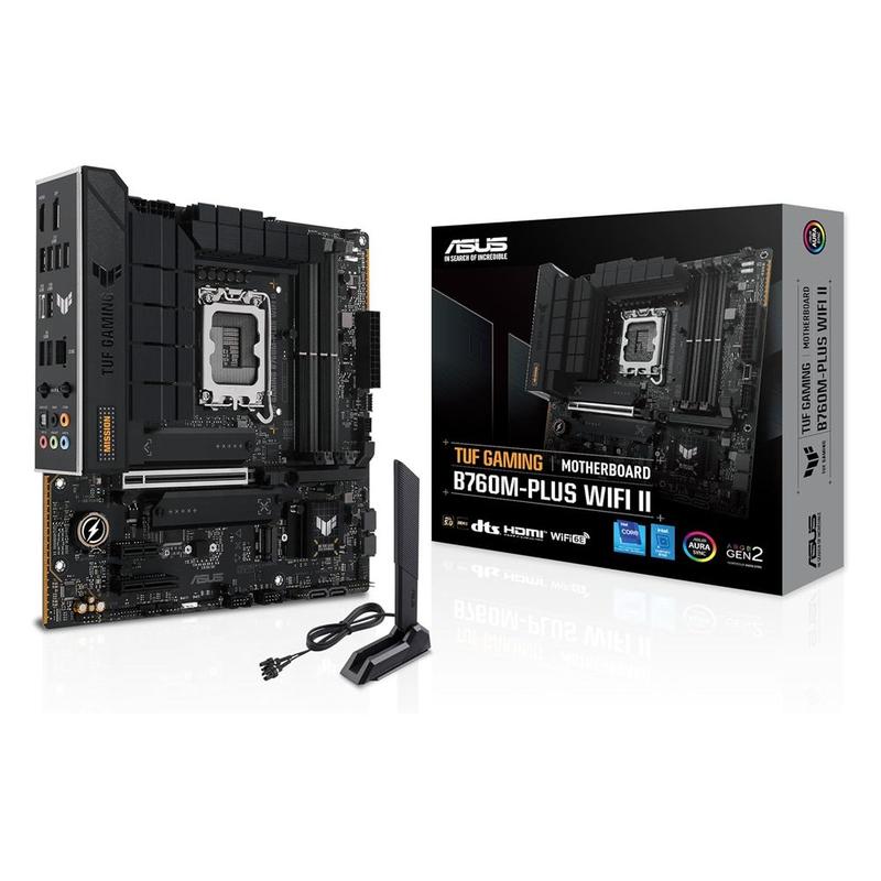 Placa Mãe Asus TUF Gaming B760MPlus Wifi II 1700 HDMI DDR5 7222