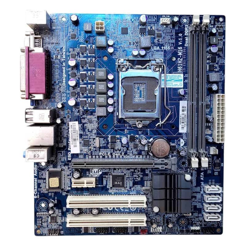 Placa Mãe Ecs Lga1155 Matx Ddr3 H61h2m16 I7 i5 3a Geração